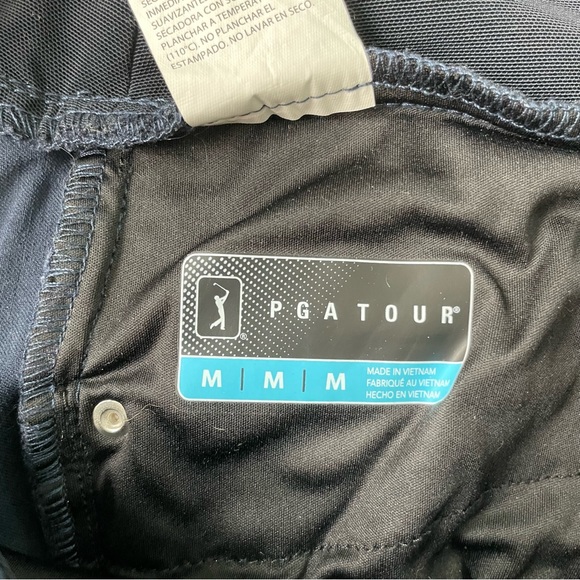 PGA TOUR Women's Pull-on Golf Pant with Tummy Control Medium Navy - Picture 7 of 10